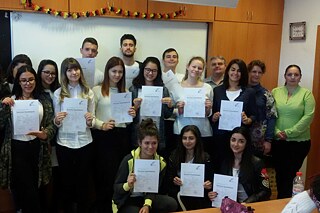 Sprachdiplomübergabe