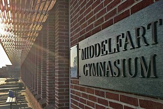 Gebäude des Middelfart Gymnasiums & HF