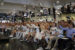 Abschlussklasse am SCU-Skanderborg-Odder Center for Uddannelse