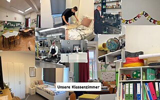 Unsere Gruppe „Wissensjäger“ geht auf die Schule für Tourismus, Gastgewerbe und Handel in Pula. Wir haben normale Klassenzimmer, aber wir haben auch sehr spezielle Klassenzimmer. Wir lernen unsere Berufe auch in der Schulküche, der Schulbar, der Schulrezeption und den Schulhotelzimmern. Das sind auch unsere Klassenzimmer. Ist das nicht cool?