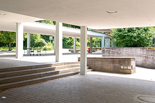 Gebäude des Albeck-Gymnasiums Sulz