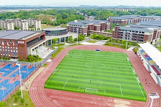 Sportplatz der Zhuzhou Nanfang High School