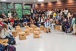 Arena im Nebenhaus des Elisabeth-von-Thadden-Gymnasiums