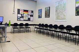 Klassenzimmer im Centro Interescolar de Línguas I de Brasília