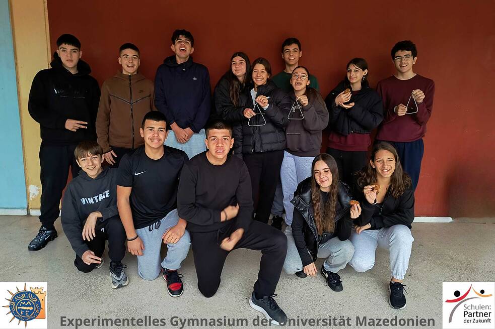 Gruppenfoto der der 9. Klasse der Deutsch-AG-FIT A2