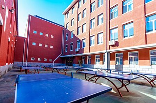 Hof der Dalian No.1 Middle School