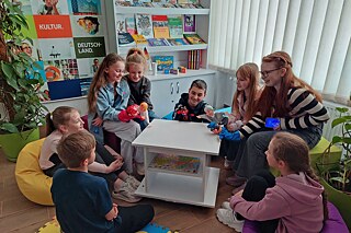 Leseecke im Europäischen Lyzeum Nr. 6