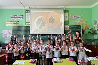 Deutschunterricht am Oleksandr-Suchomowsky-Lyzeum Nr. 7