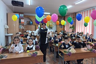 1. September am Gymnasium Nr. 5 Tandau