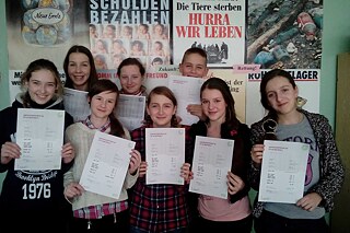 Schüler und Schülerinnen des Lyzeums Nr. 129, Krywyj Rih