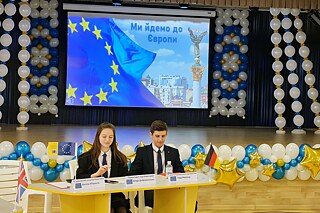 Veranstaltung am Lyzeum Nr. 4, Odessa