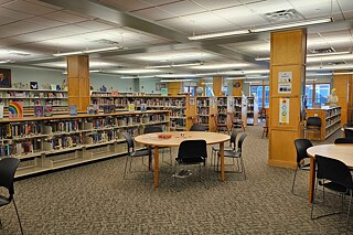 Bibliothek der Cony High School