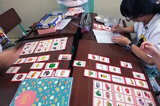 Unterricht an der SMA Santa Ursula Jakarta
