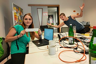 Jugend Menschen in einem Büro
