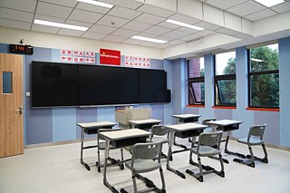 Klassenzimmer der Wuxi Foreign Language School