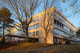 Seitenansicht des Gebäudes