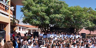 Schulhof des Colegio Juan Enrique Pestalozzi