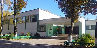 Gebäude des Gymnasiums Nr. 2 Pinsk