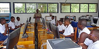 Unterricht am Lycée Sainte Marie de Cocody