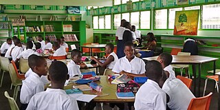 Unterricht am Lycée Sainte Marie de Cocody