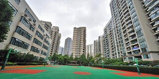 Gebäude der Qiyi High School Affiliated to Tongji University