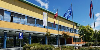 Schulgebäude Gymnasium France Prešeren Kranj