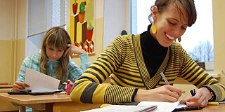 Schüler*innen des Giedraicio Gymnasiums Jurbarkas