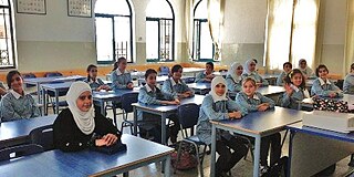 Unterricht an der Sameeha Khaleel Ramallah