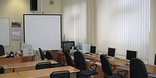 Informatikraum der Schule Nr. 2104 Moskau
