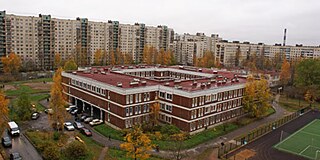 Gebäude der Schule Nr. 605 St. Petersburg