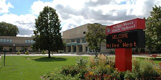 Gebäude der Niles West High School