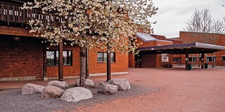Gebäude des Gymnasiums Danderyd