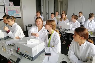 Unterricht im Labor