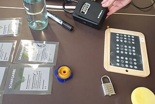 Teilnehmende am Pop-Up Escape Room 