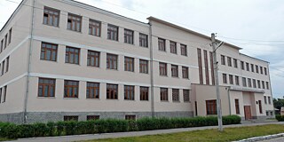 Gebäude des Linguistischen Gymnasiums Nr. 23 in Charkiw