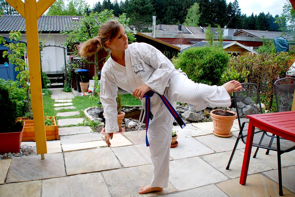 Rike macht Teakwondo