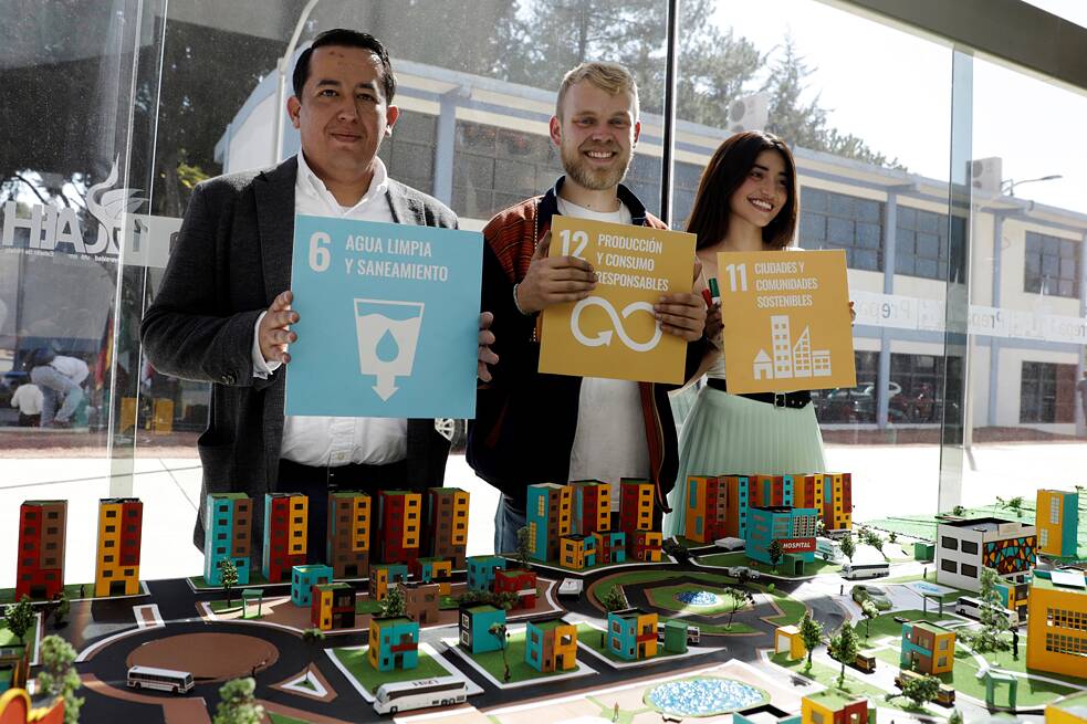 Umweltprojekt „Stadt der Zukunft“ im Rahmen des PASCH Schüleraustausches UAEH Pachuca mit der Walter-Mohr-Realschule Traunreut