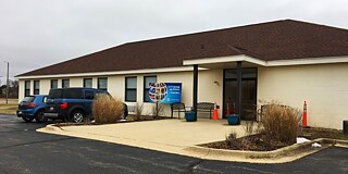 Gebäude der Synagoge Beth Shalom in Naperville