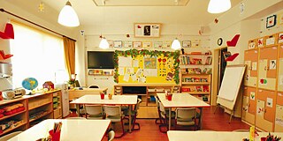 Klassenzimmer am Özel Yüce Okullari