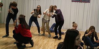 PASCH-Theaterprojekt am Gymnasium Nr. 10 in Molodetschno