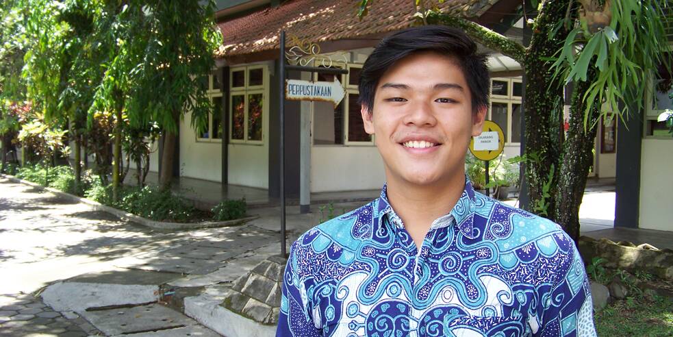 Michael ist Schüler einer PASCH-Schule in Indonesien