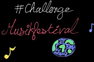 Plakat „Nachhaltiges Musikfestival“