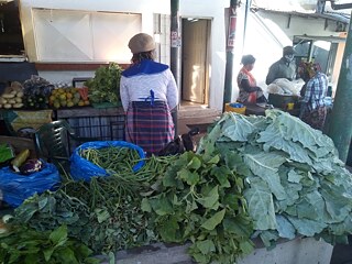 Gemüse auf dem Markt in Maputo
