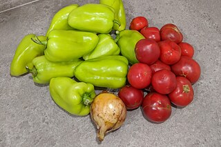 Das gekaufte Gemüse vom Markt in Bălți