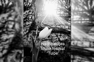 Plakat zum Musikfestival „Tulpe“