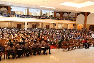 Aula der St. Bede's Anglo Indian Higher Secondary School