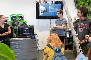 Den Workshop im ViNN-Lab fanden die PASCH-Schülerinnen und -Schüler besonders interessant 