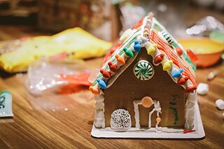 Ein Lebkuchenhaus