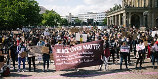 Black-Lives-Matter-Demonstration in Hannover im Juni 2020