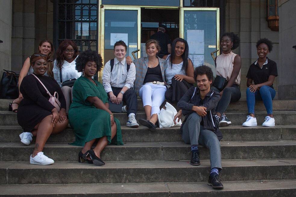 Das Organisationsteam der Black Lives Matter Demonstrationen in Hannover